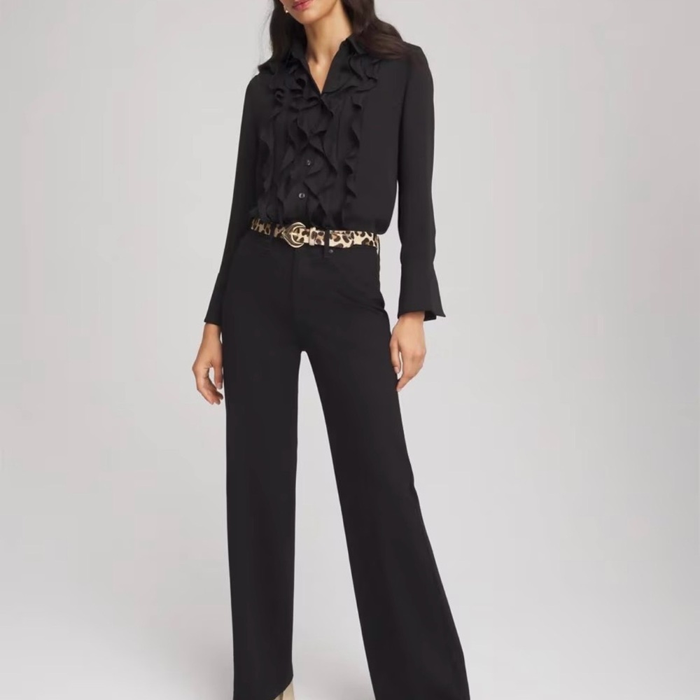Chico's Black Wide Leg Pants